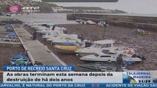 Imagem de Obras no porto de recreio de Santa Cruz quase concluídas