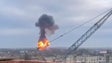 Imagem de Ataque russo em Kiev e sirenes antiaéreas ativadas em diversas regiões