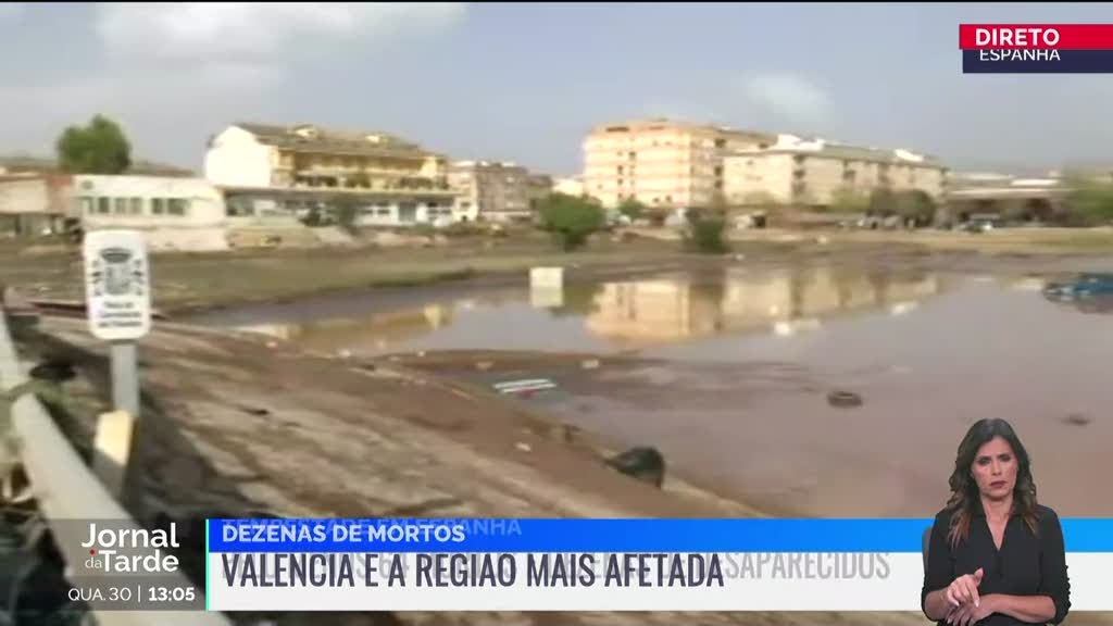 Equipa da RTP reporta estragos em Valência