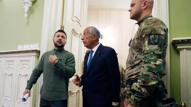 Zelensky aceitou convite de Marcelo para visitar Portugal