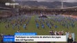 Imagem de Dois mil figurantes participam na cerimónia de abertura do desporto escolar no estádio do Marítimo