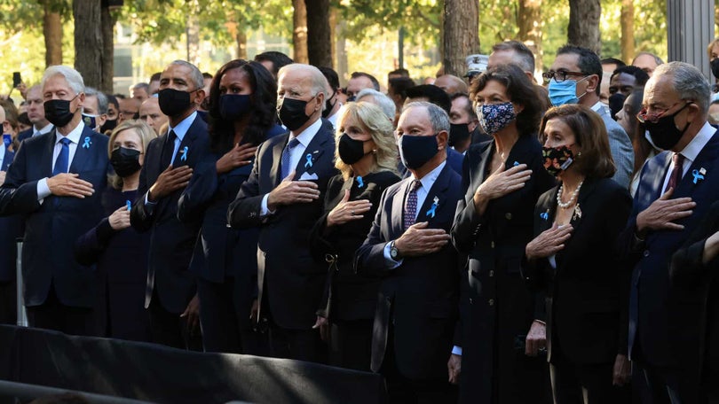 Imagem de 11 de setembro: Minuto de silêncio marca abertura da cerimónia