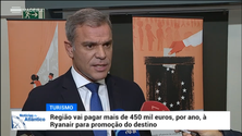 Região vai apoiar a RYANAIR com mais de 450 mil euros por ano (vídeo)