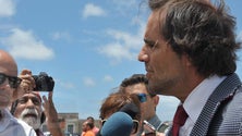 Imagem de Miguel Albuquerque visita obras de consolidação de taludes