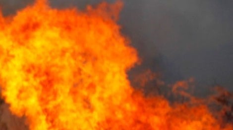 Imagem de Incêndio deflagrou numa encosta no Faial