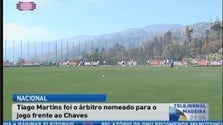 Tiago Martins é o árbitro do Nacional-Chaves (Vídeo)