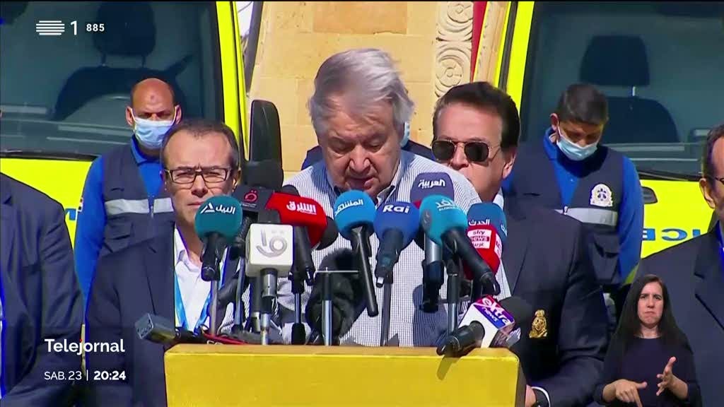 Guterres volta Rafah para apelar a cessar-fogo imediato na Faixa de Gaza