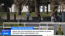 Imagem de Afluência nas praias de Ponta Delgada [Vídeo]
