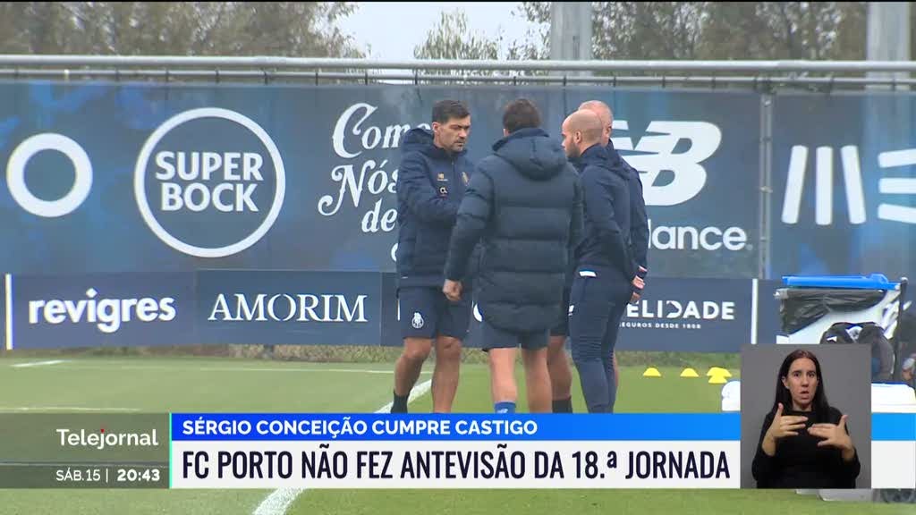 Sérgio Conceição vai falhar os próximos dois jogos