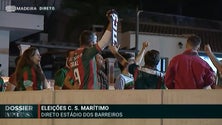 Ambiente animado junto ao Estádio do Marítimo (vídeo)