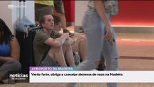 Imagem de Dezenas de voos afetados pelo vento forte na Madeira (vídeo)