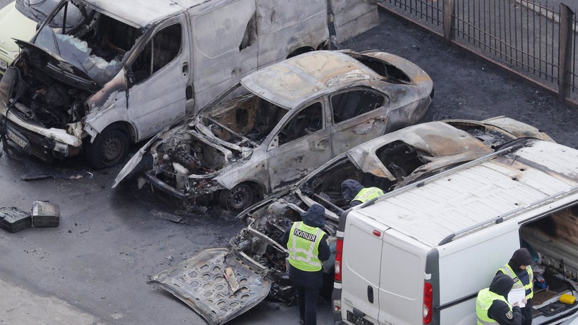 Imagem de Explosões registadas em Kiev