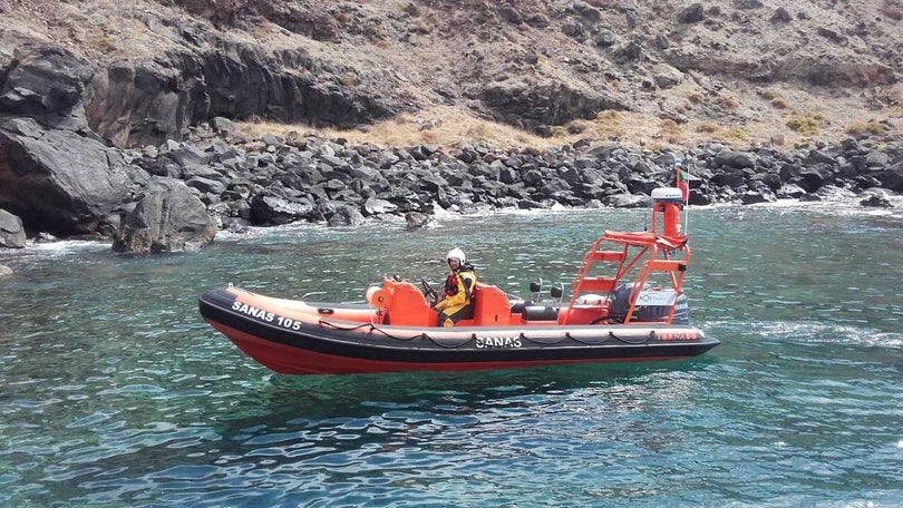 Turista resgatado no Cais do Sardinha