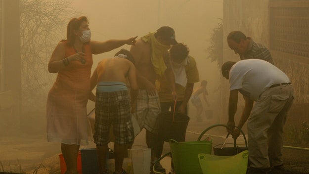 Mais de 400 atendimentos a vítimas dos incêndios