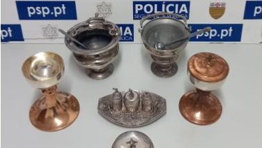 Polícia recupera material de arte sacra furtado no Imaculado Coração de Maria