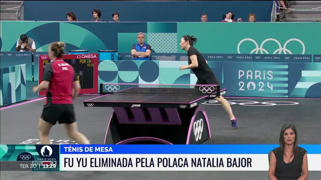 Ténis de mesa. Fu Yu eliminada pela polaca Natalia Bajor