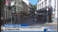 Trânsito no centro do Funchal cai para metade (Vídeo)