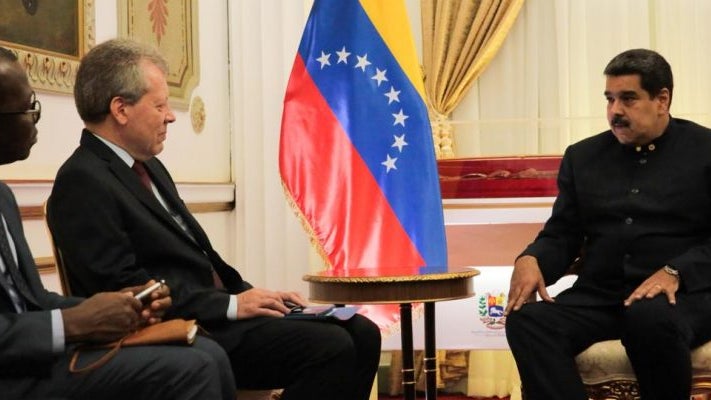 Maduro reuniu-se com representantes da ONU para discutir crise venezuelana