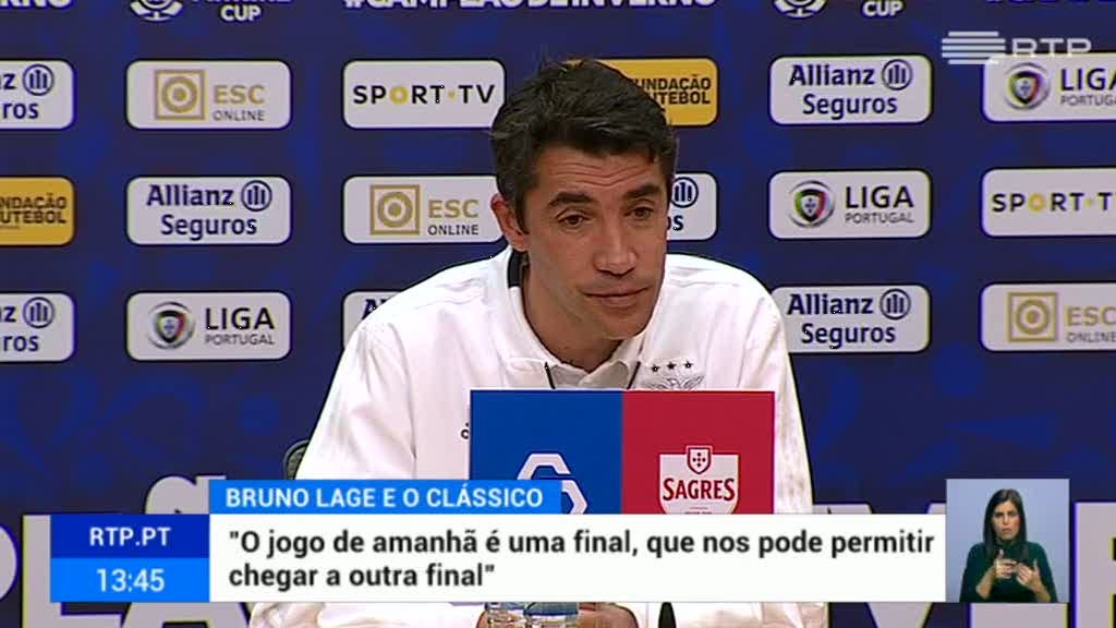 Bruno Lage acredita que jogo com o FC Porto vai ser "muito equilibrado"