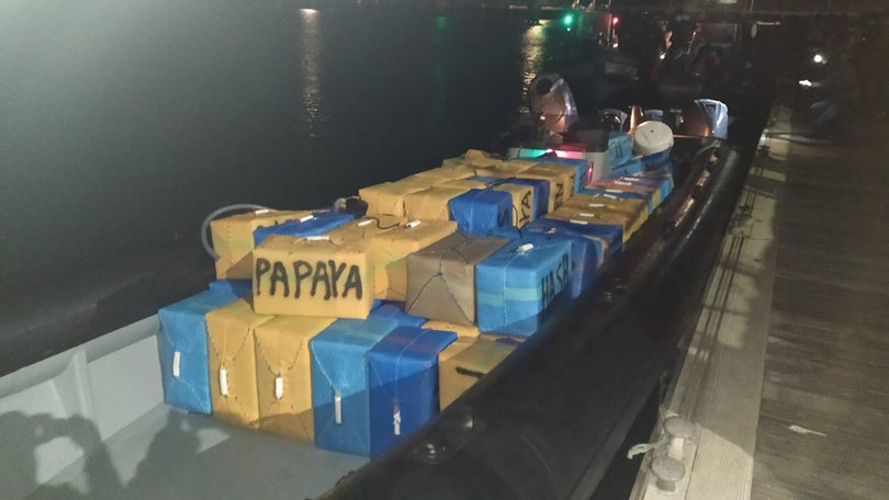 Imagem de Apreendidos 4.500 quilos de haxixe a sul de Portugal