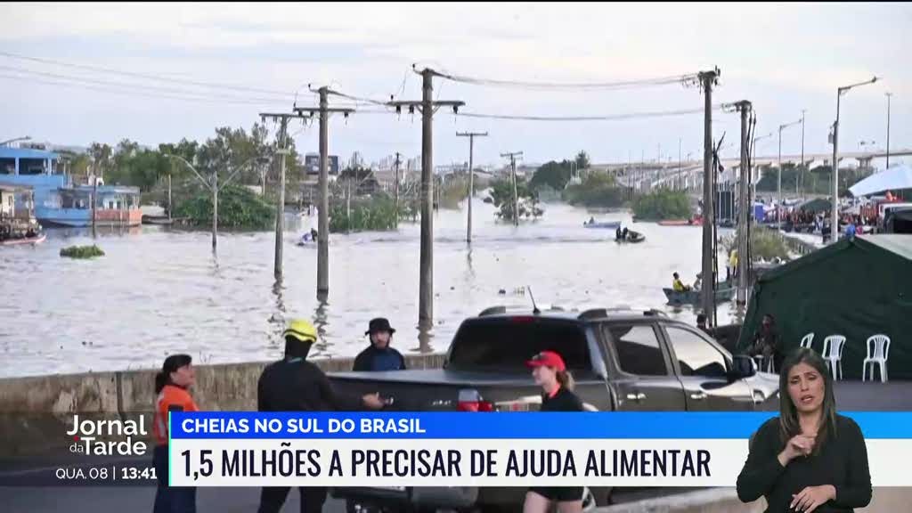 Nova tempestade aproxima-se do Estado brasileiro do Rio Grande do Sul