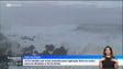 Vento e mar agitado na costa norte da Madeira (vídeo)