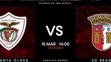 Santa Clara – Sporting de Braga joga-se à porta fechada (Vídeo)