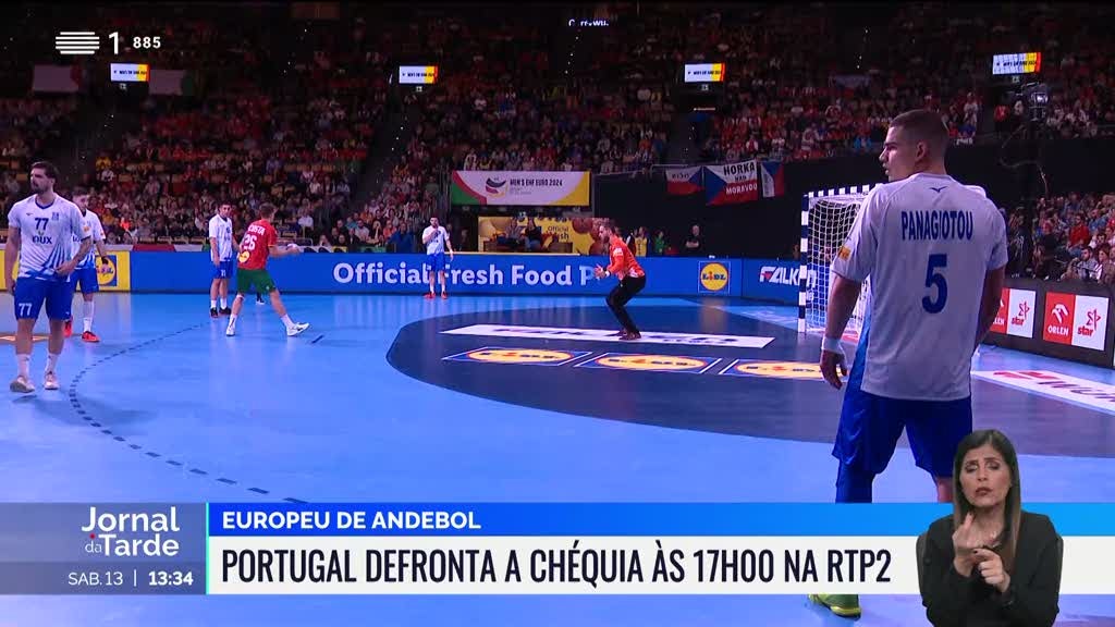 Seleção Nacional de andebol defronta a Chéquia