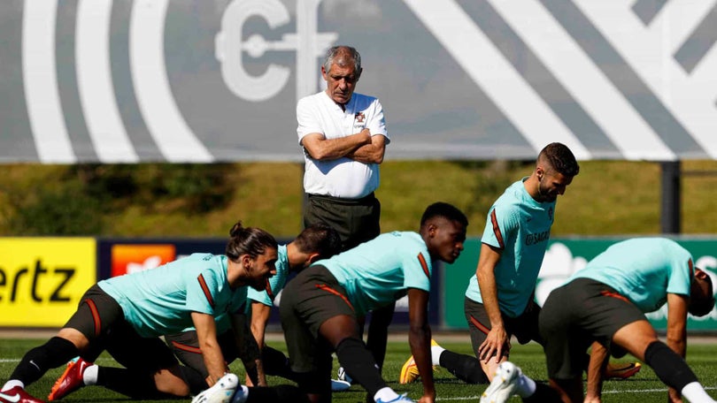 Imagem de Portugal com três baixas para jogo na Suíça