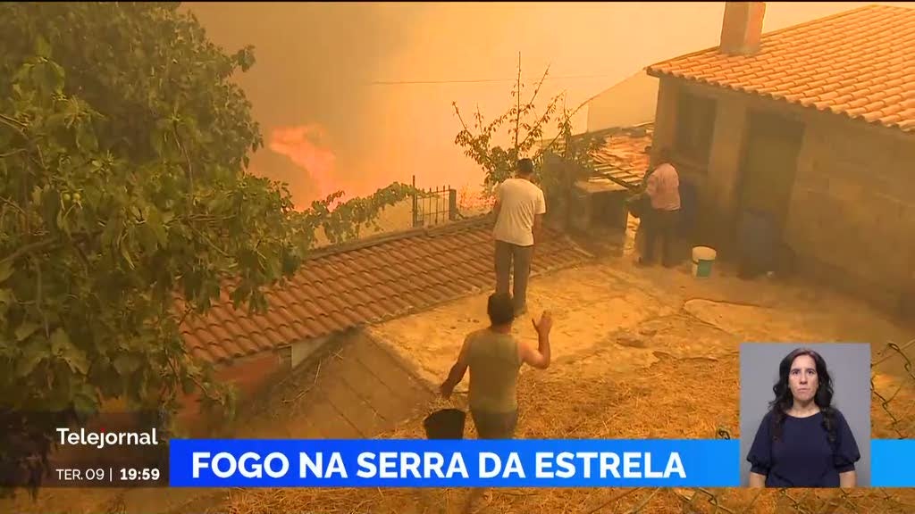 Incêndio na Serra da Estrela complicou-se