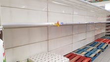 Imagem de Covid-19: Afluência anormal aos supermercados na Madeira (Vídeo)