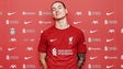 Imagem de Darwin Núñez no Liverpool para «ganhar troféus e títulos»