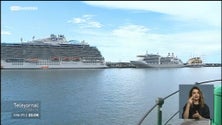 Imagem de Cerca de 5000 turistas passaram hoje pelo porto da Madeira (vídeo)