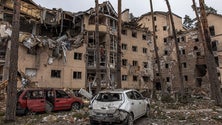Imagem de Destruição em Irpin (vídeo)