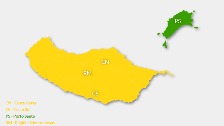 Chuva volta a colocar Madeira sob aviso amarelo