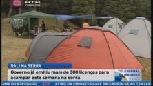 Muitos acampam nos dias de Rali (Vídeo)