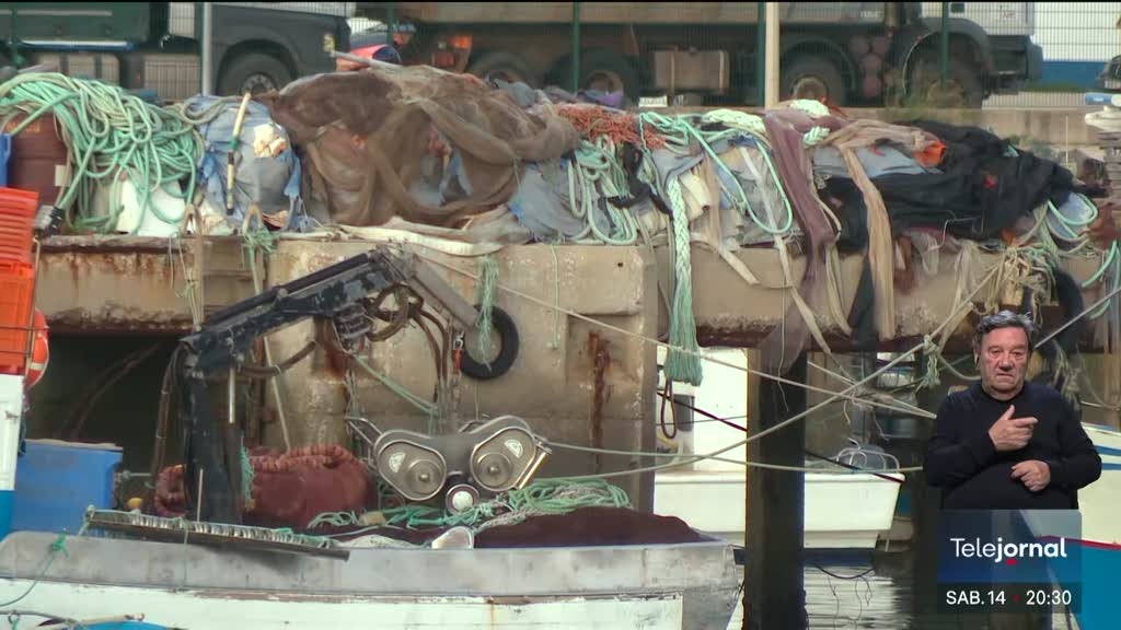 Imagem de Pescas paradas. Tempestades impediram pescadores de irem ao mar