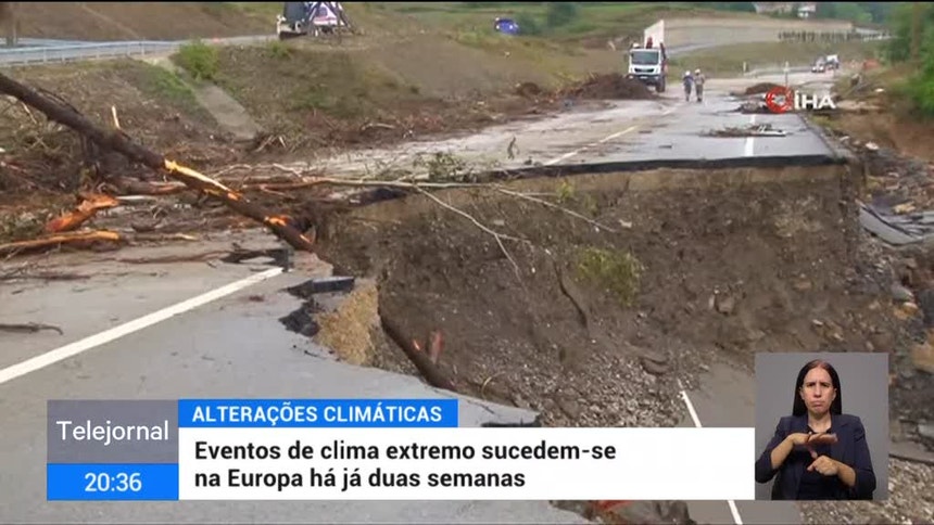 Dois lados do clima extremo na Europa: enchentes na Escandinávia e