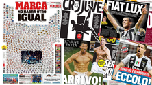 Imagem de Ronaldo despede-se com estatuto inigualável na imprensa espanhola