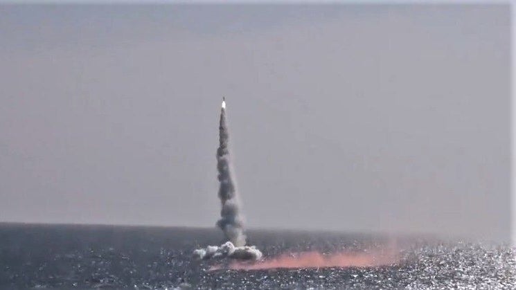 Imagem de Rússia em manobras bélicas no Mar do Japão