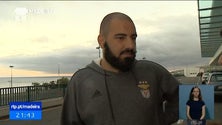 Imagem de Adeptos benfiquistas desiludidos com a derrota frente ao Marítimo (Vídeo)