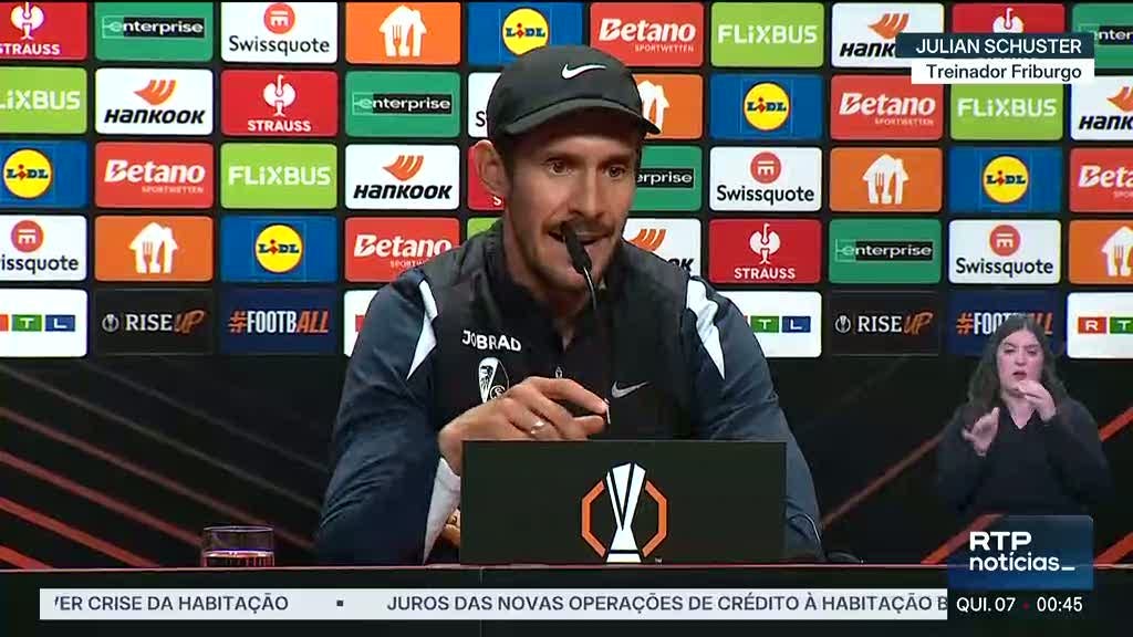 Liga Europa. Friburgo confiante, 