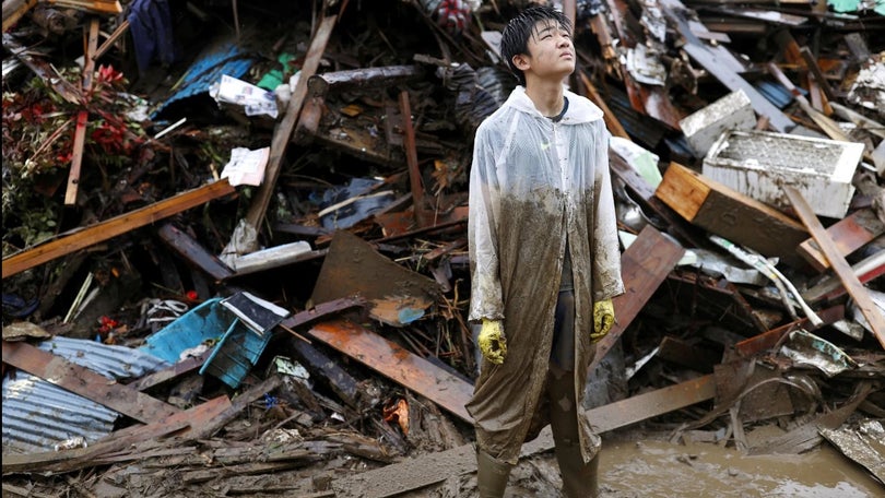 Imagem de Pelo menos 55 mortos no Japão devido a chuvas torrenciais