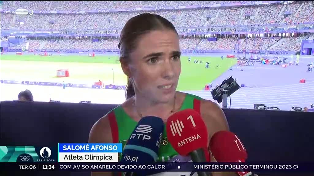 Paris2024. Salomé Afonso correu sem peso para meia-final e recorde pessoal