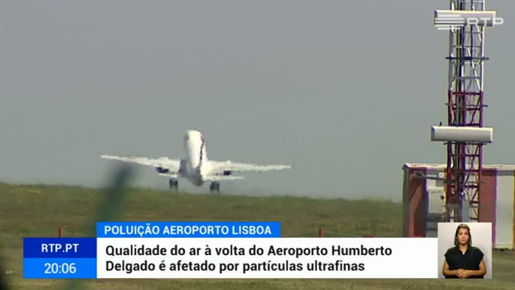 Qualidade do ar na zona do aeroporto de Lisboa pode p�r em risco a sa�de