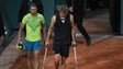 Imagem de Nadal na final após abandono por lesão de Zverev