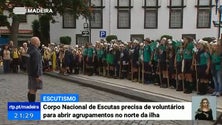 Imagem de Corpo Nacional de Escutas procura voluntários para abrir agrupamentos a norte da Madeira