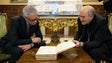 D. Tolentino Mendonça recebeu José Mourinho na Biblioteca Apostólica do Vaticano
