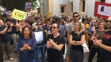 Imagem de Professores manifestam-se em Angra  (Vídeo)