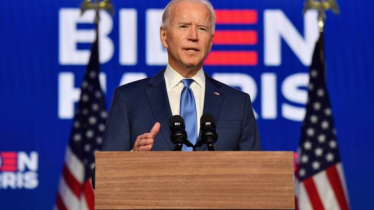 Imagem de Joe Biden conquista os 20 votos da Pensilvânia e ganha as eleições